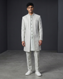 Pastel Grey - Mens Double Layered Sherwani / Indo-Western - Fantastic Value - KCS6625 06TT26