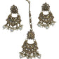 Antique Gold & Pearls - Antique Gold Finish Long Necklace set - Bollywood - Weddings - NIR853 11KP24