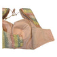36" Bust (UK 10) Pastel Multi Coloured - Banarasi Brocade Saree / Lehenga blouse - Can be let out to size 12  - VFJ217 01KY25