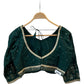 Size 14 / 40" Bust - Bottle Green Lehenga Set - Back Fasten Blouse - UK Stock - 24h Dispatch - DCB2511 VV