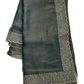 Grey - Classic Saree with Stone Work Border and Blouse Piece - UK stock - 24hr Dispatch - RS2538 VP
