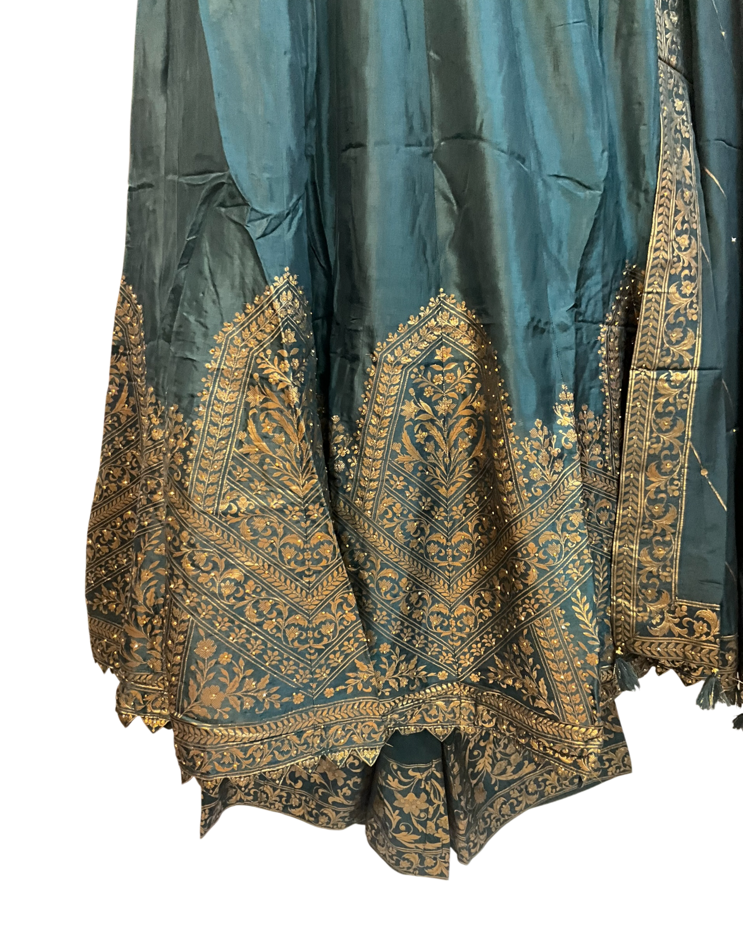 Size 12 (38") - Bottle Green - Designer -  Ladies Long Top / Dress Anarkali Trousers Suit - VMK Bandhan CY