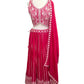 Size 14 / 40" Bust - Fuchsia Magenta - Ready Made Lehenga Set - UK Stock - 24h Dispatch - KTC24308 TY