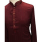 Maroon - Fantastic Mens Indian Kurta set - Weddings / Walimas , Sangeet, Eid, Mehndi / Henna - NAD2405 08KA24