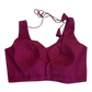 Size 36" / UK 10 - Maroon - Sleevless Saree blouse with cups - UK Stock - With Margin inside - VAM1301 - KY