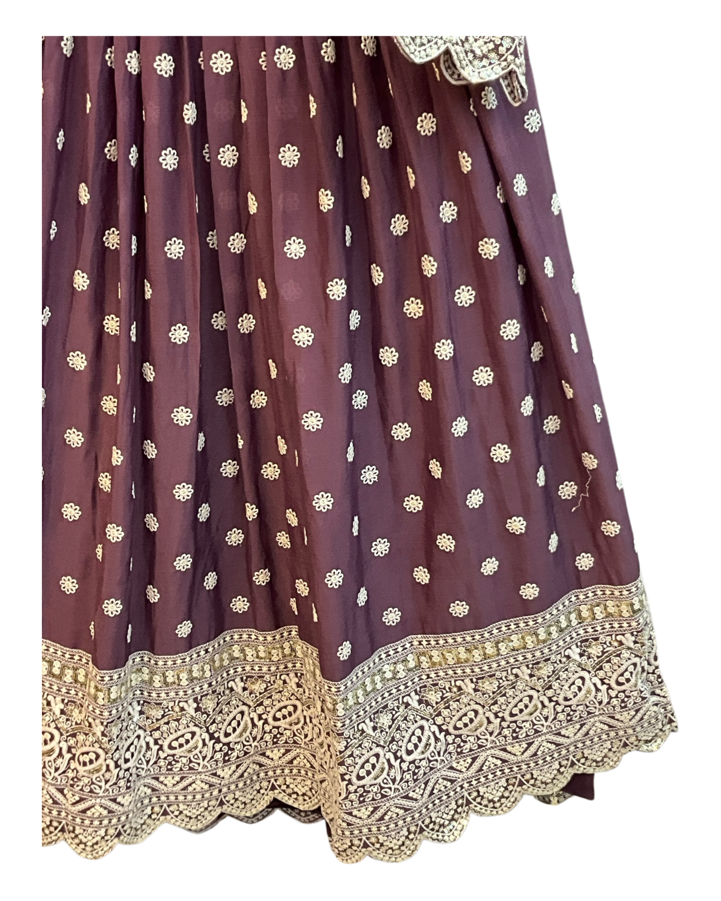 Size 12 / 38" Bust - Light Purple - Ready Made Lehenga Set - UK Stock - 24h Dispatch - SWA11 JA