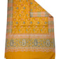 Yellow - Soft Art Wool Handloom Woven Shawl - (P350) 11KY24 NTC2414