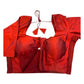 Maroon - HYBRID Silky Saree blouse - With Elastic on both side for Great fit - Size 36",38", 40" S M L  - VAM1216 Ap
