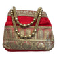 Red - Silky Bollywood HandBag - GJ22 10Pp24