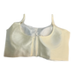 40" / UK 14 - Cream - Silky Designer Saree blouse with cups,  Sleeveless - UK Stock - Quick Delivery - RNK - R651-H