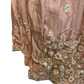 Size UK 10 (36" Bust) Adjustable to Size 12 - Pastel Coral Pink / Peach - Silky Lehenga Set - Mehndi / Sangeet / Bridesmaids / Weddings / Garba  - UK Stock - 24h Dispatch - KM557 07TP26