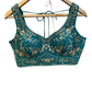 Size 12 (38") - Turquoise Blue - Designer Ladies Short Top Saree Suit - VMK Bhumi PY