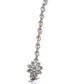 Clear / White - Silver Finish Medium Size Tika Head Piece - Indian Ladies Fashion Jewellery - AE2437 11Vp24