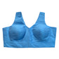 Light Blue - Silky Saree blouse with cups,  Sleeveless - 42" - UK Stock - Quick Delivery - RNK - R722A-KY