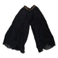 Black - Designer Ladies Short Strap Top Palazzo Trousers Suit - Size 10 (36") - VMK ASIN CT
