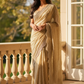 Gold - Fancy Stone Work Saree with Blouse Piece - UK stock - 24hr Dispatch - RS2539 JJ