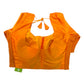 Orange - HYBRID Silky Saree blouse - With Elastic on both side for Great fit - Size 36",38", 40" S M L  - VAM1216 Ap