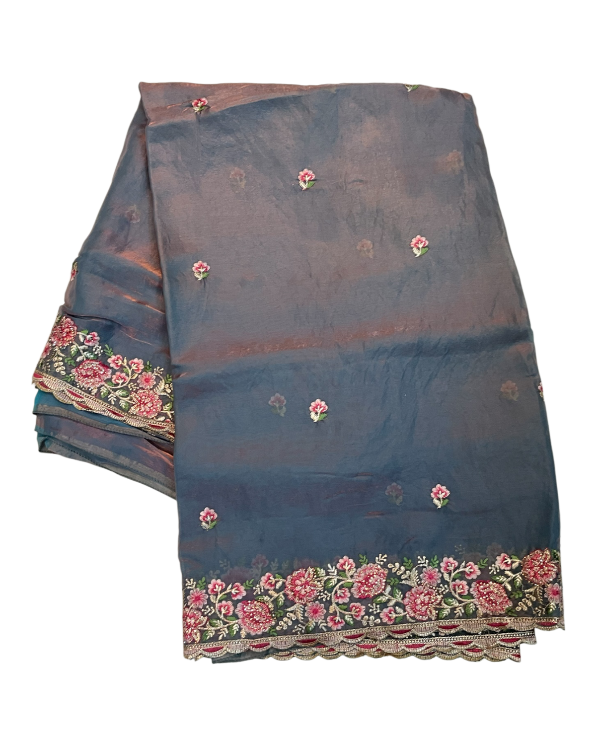 Lilac / Purple - Fancy Party Saree with Blouse Piece - UK stock - 24hr Dispatch - LTF4602 07VY26