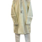 Off White / Cream - Banarasi Handloom Brocade Mens Indian Kurta set - UK Stock - Weddings / Walimas , Sangeet, Diwali, Eid, Mehndi / Henna - VEE2488 VR