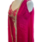 Size 12 (38") - Fuchsia Pink / Magenta - Designer Ladies Short Top Saree Suit - VMK Bhumi PY