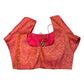 38" & 42" - Coral - Banarasi Brocade Saree / Lehenga Blouse -UK Stock - Quick Dispatch - X1126 01A25