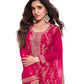 Fuchsia Pink - Simple / Classy Silky Ladies Indian Salwar Suit with Rich Dupatta - Available in Sizes 10,14 & 18 - VF69181 TY 0924