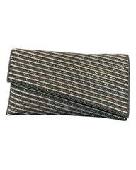 Black - Rich Hand Embroidered Clutch Bag / Handbag -Bollywood / Weddings - AKB264 05KP25