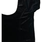 Short Sleeve Ladies Black Velvet Saree Lehenga Blouse - Magic Saree Blouse - X Small to 5XL  - UK Stock V021