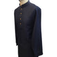 Navy Blue - Rich Material Mens Indian Kurta set - Pair with a waistcoat or wear under Sherwanis - Weddings / Walimas , Sangeet, Mehndi / Henna , Eid / Diwali - BS2503 01VK25