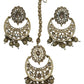 Antique Gold & Stones - Antique Gold Finish Long Necklace set - Bollywood - Weddings - AVON8017 11VK24