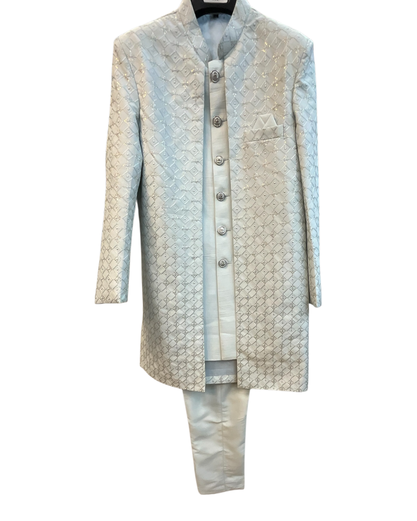 Pastel Grey - Mens Double Layered Sherwani / Indo-Western - Fantastic Value - KCS6625 06TT26