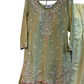 UK 16 / 42" - Mint Green - Mid length - Ladies Sharara / Palazzo Trousers Suit - UK Stock - Sangeet / Henna / Weddings - HEL6492 TK