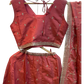 Size UK 14 (40" Pastel Coral Pink - Silky Lehenga Set - Mehndi / Sangeet / Bridesmaids / Weddings / Garba  - UK Stock - 24h Dispatch - OC561 07JV26