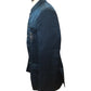 PREMIUM Slim Fit Mens Teal Self Brocade BandhGala / Prince / Chinese Collar Jacket - Fantastic Fit - CS2410 TA 0524