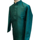Turquoise Rama Green - Fantastic Mens Indian Kurta set - Weddings / Walimas , Sangeet, Eid, Mehndi / Henna - NAD2501 01KV25