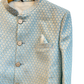 40" - SALE ! - Light Blue - Classic Rich Brocade Mens Sherwani - Smart Trousers - UK stock - 2/3 Days Delivery - YD2351 03JR232