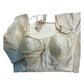 Cream - HYBRID Silky Saree blouse - With Elastic on both side for Great fit - Size 36",38", 40" S M L  - VAM1216 Ap