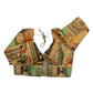 Olive / Mehndi / Henna Green - Banarasi Brocade Saree / Lehenga blouse - 36" Bust (UK 10) Can be let out to size 12  - VFJ204 01KP25
