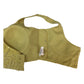Gold - Full Sequins Saree blouse with cups,  Sleeveless - 38" - UK Stock - Quick Delivery - RNK - R833-KK