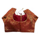 38" & 42" - Maroon - Banarasi Brocade Saree / Lehenga Blouse -UK Stock - Quick Dispatch - X1126 01A25