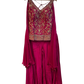 UK 12 / 38" - Fuchsia Pink - Designer Ladies Medium Length Top Palazzo Trousers Suit - UK Stock - 2/3 days delivery - VMK Zilmil RY