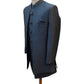 Dark Grey - PREMIUM Mens Knee Length  Jacket with Long Waistcoat - Fantastic Fit - KCS6112 02PK25