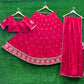 Red - Silky Lehenga Set - Mehndi / Sangeet / Bridesmaids / Weddings / Garba  - Size UK 12 (38" Bust) Adjustable to Size 14 - UK Stock - 24h Dispatch - AF2602 02TY26