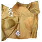 Gold - Plain Silky Saree blouse with cups, Short Sleeves- 36" to 44" - RNK - C190B-R