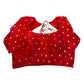 34", 38" & 42" - Red - Banarasi Brocade Saree / Lehenga Blouse -UK Stock - Quick Dispatch - X767 08Ap25