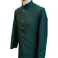 Turquoise Rama Green - Brocade Mens Indian Kurta set - Weddings / Walimas , Sangeet, Eid, Mehndi / Henna - NAD2506 01KT25