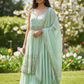 Sale! Mint Green - Ready Made Palazzo Trousers Set - Size 12 - 42" (Loosen up to 14) ) UK Stock - 24h Dispatch - KTC2354 04TT23
