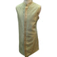 Sage Green - PREMIUM Mens Knee Length  Jacket with Long Waistcoat - Fantastic Fit - KCS6101 02CY25