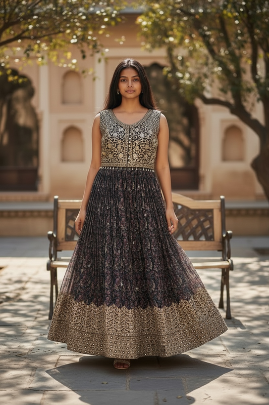 SALE! SALE! Size 16 - Multi Coloured - Ready Made Lehnga Set - Haldi / Mehndi / Weddings - UK Stock - 24h Dispatch - PC2605 TT