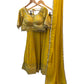 Size 16 / 42" Bust - Haldi Yellow - Ready Made Lehenga Set - UK Stock - 24h Dispatch - KTC250201 JY 0225